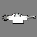 4mm Clip & Key Ring W/ Colorized 4 Door Camry Car Key Tag